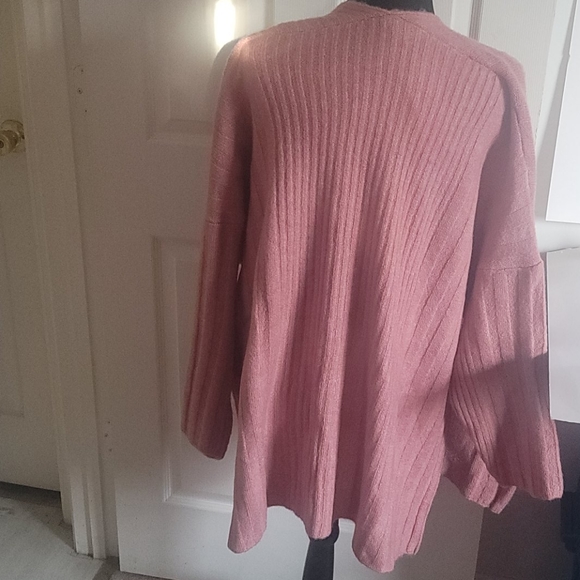 TOPSHOP Ribbed Open Front Cardigan - Picture 3 of 4